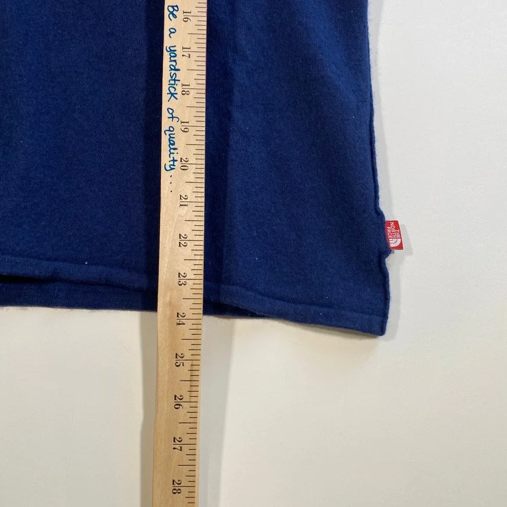 The‎ North Face Mens Fleece 1/4 Zip Pullover Navy Blue Size L G